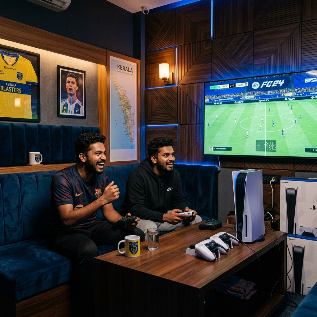 Cinematic Lounge Interior